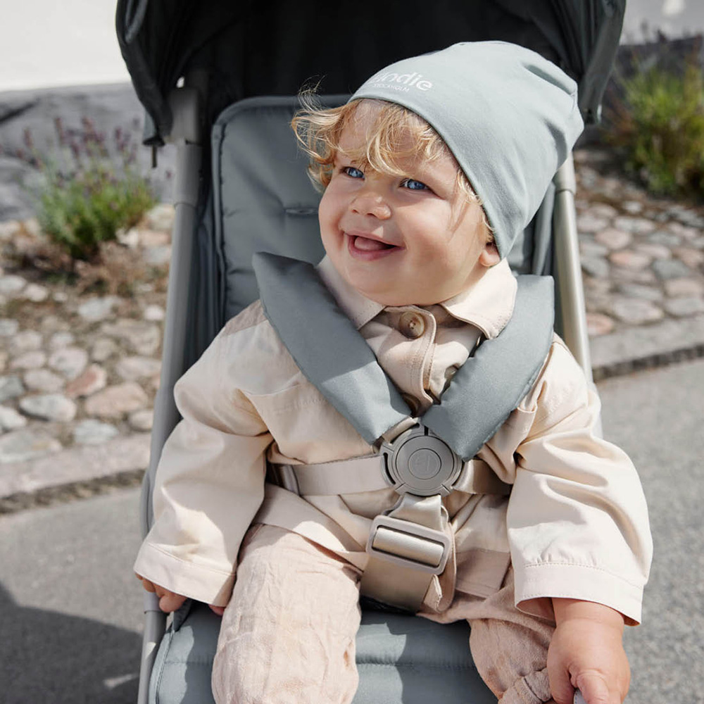 Elodie bomullshette Logo Pebble Green 2-3 y