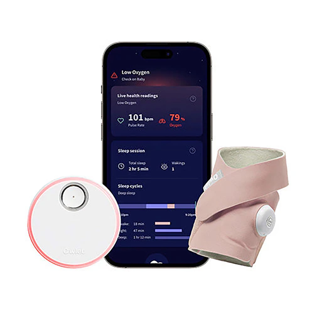  Owlet Dream Sock babymonitor-rosa