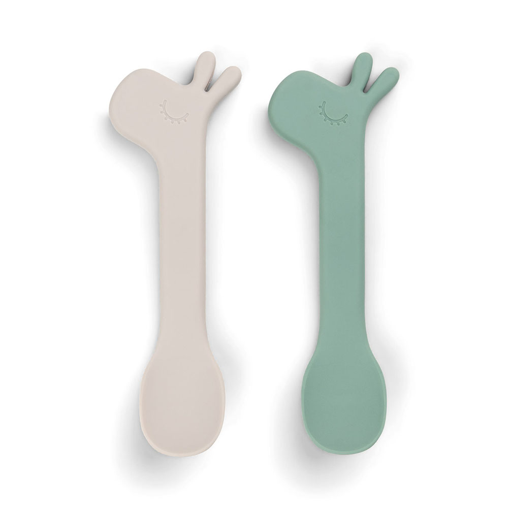 Done by Deer silikonskje 2-pack Lalee Green