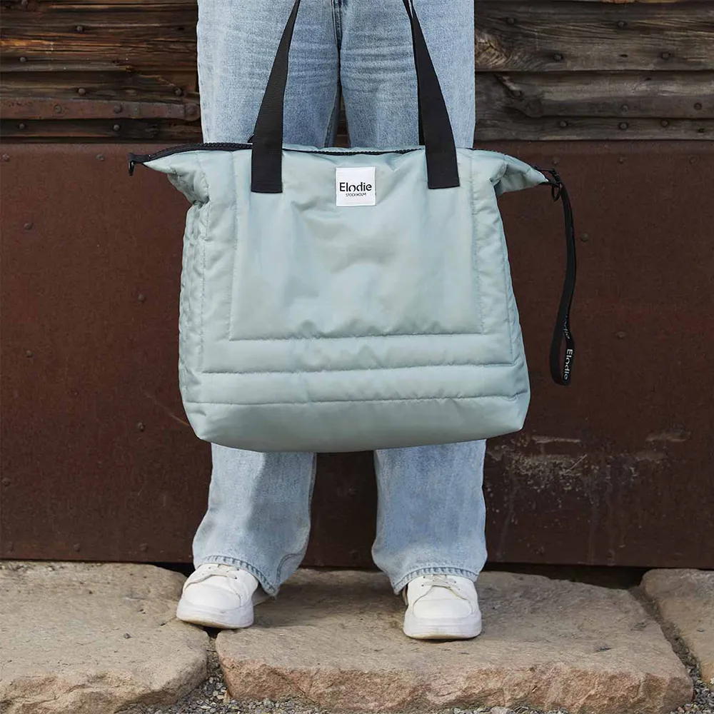 Elodie stelleveske Quilted Pebble Green