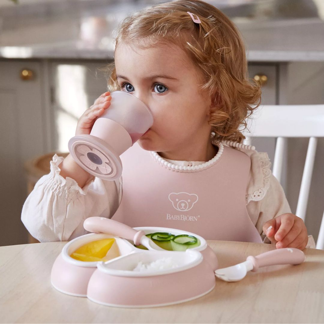 BabyBjörn Barneservise, 8 deler Pudderrosa