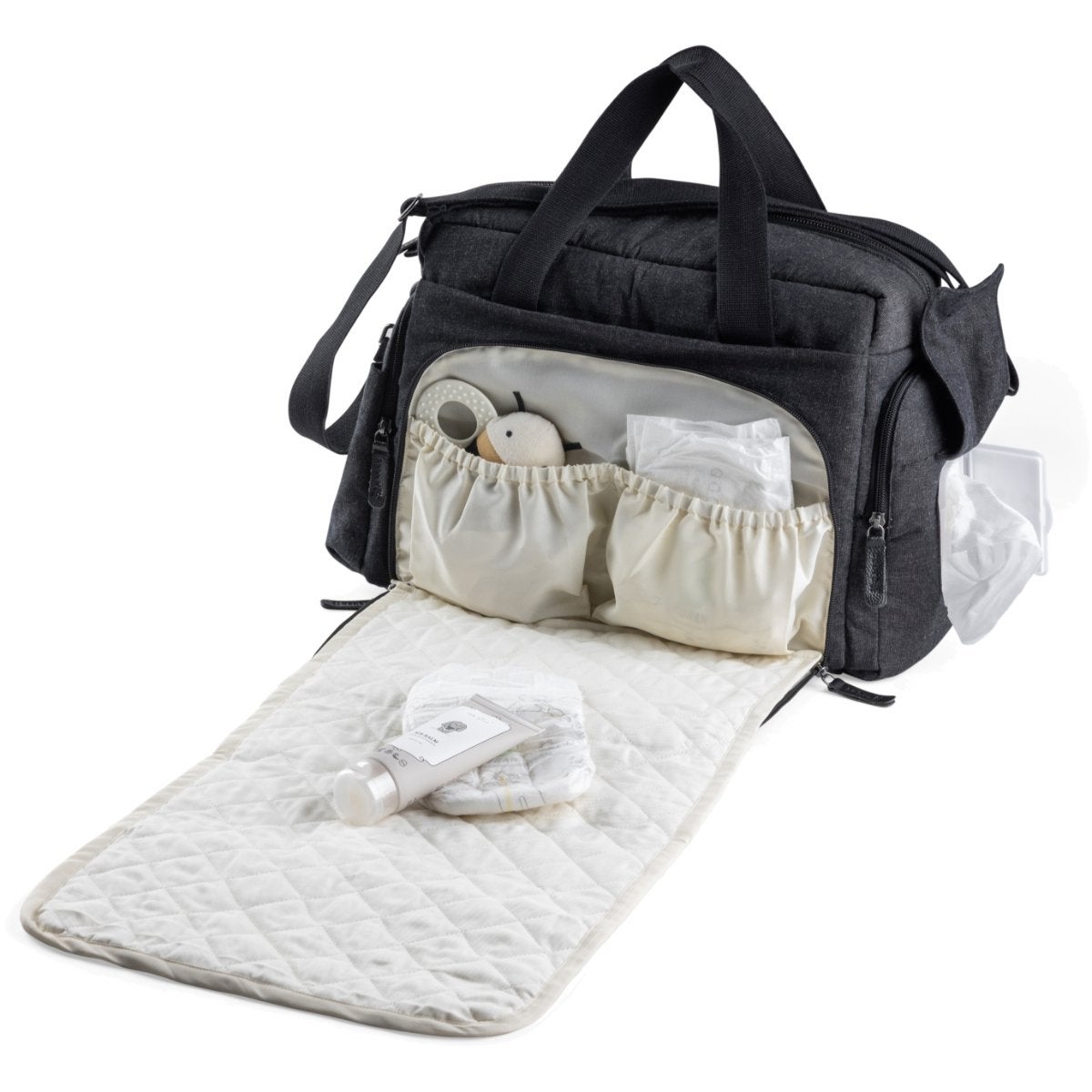Sebra On-the-go stellebag dark grey melange
