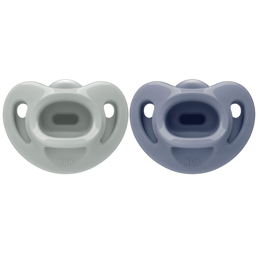NUK Smokk First Choice Soft Green/Blue 0-6 mnd.