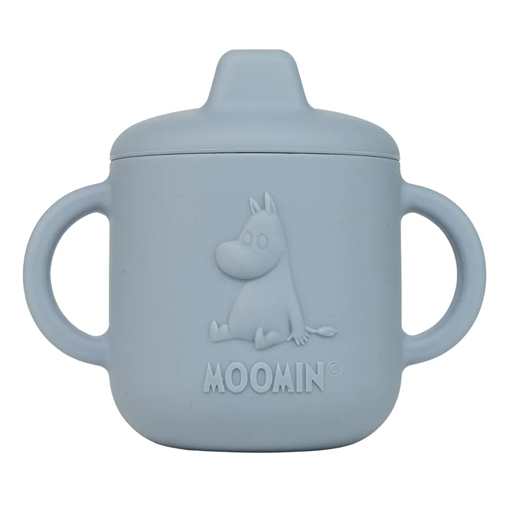 Rätt Start Mumin Drikkekopp i silikon Sky Blue