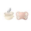 BIBS smokk Couture 2-pakning silikon 0-6m Ivory/Blush