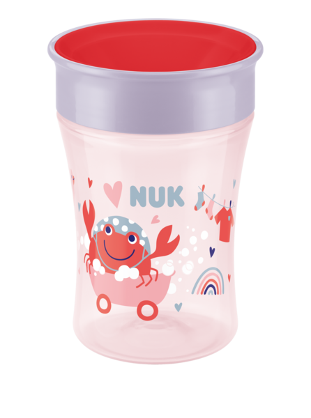 NUK Evolution Magic Mini Mug 230 ml rød