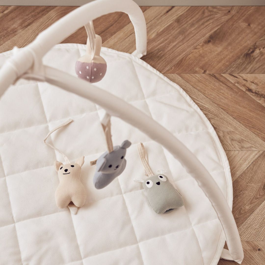 Kids Concept Baby Gym tekstil naturhvit