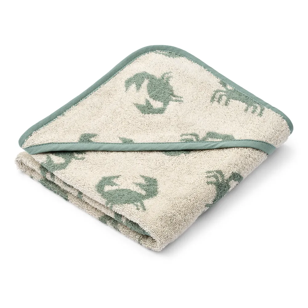 Liewood Alba Badekappe Towel Crab/Sandy
