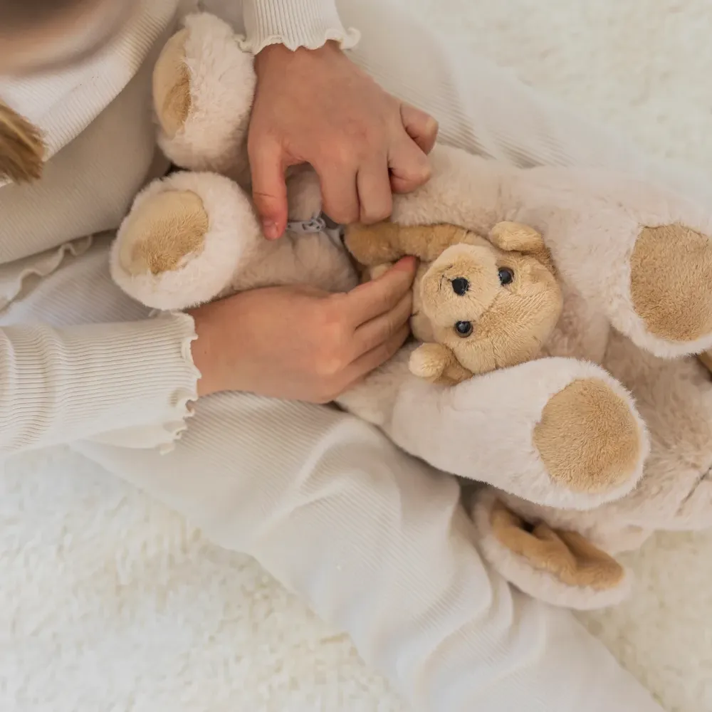 Teddykompaniet Hunden Tess med valp