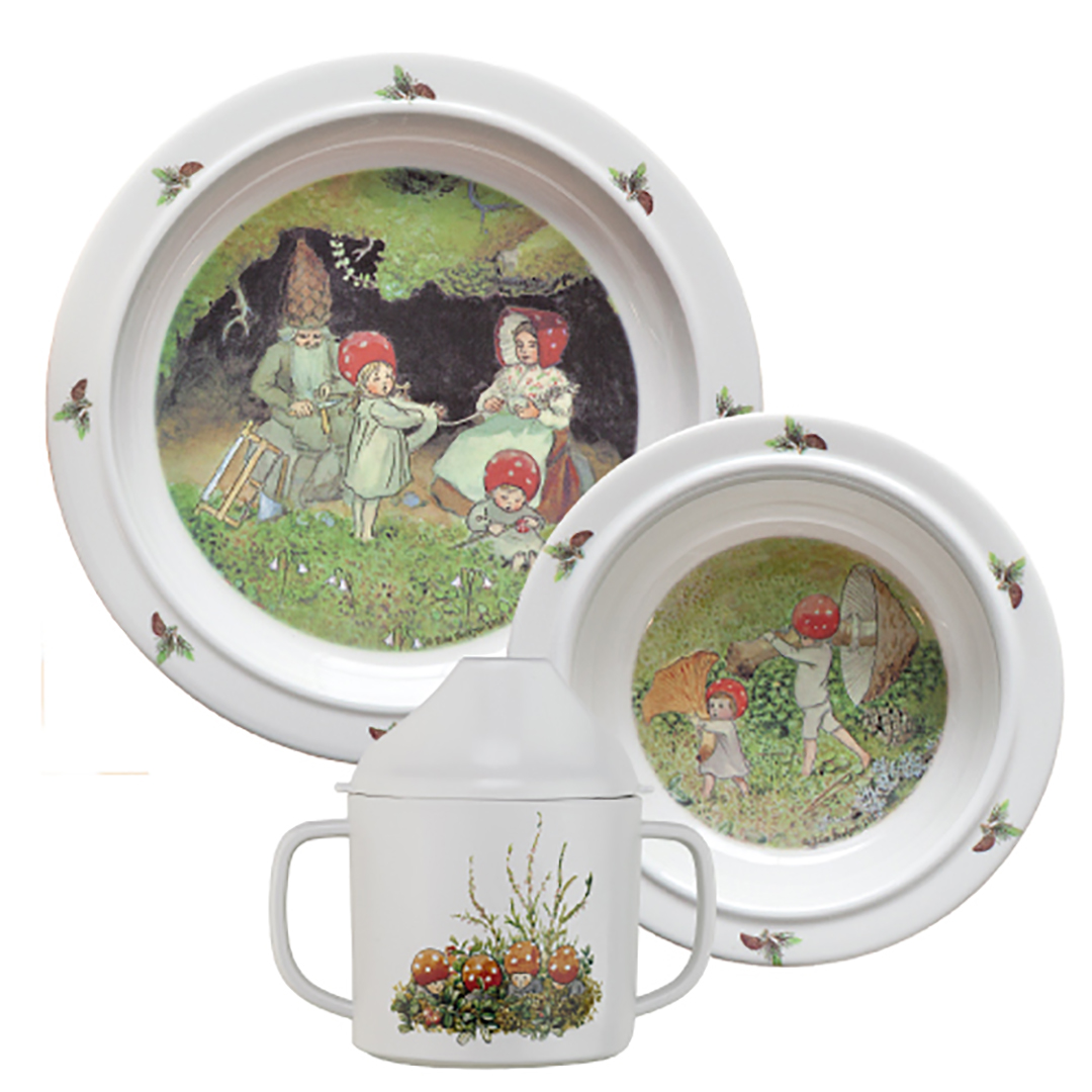 Rätt Start Elsa Beskow Tomebarnen, barneservise, 3-delt