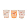 Done by Deer Yummy miniglass 3-pakningHappy clouds Papaya