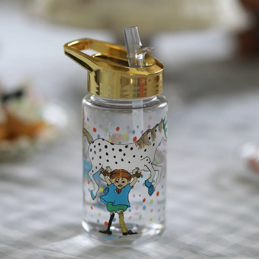 Rätt Start Pippi Födelsedag Vannflaske i plast gull