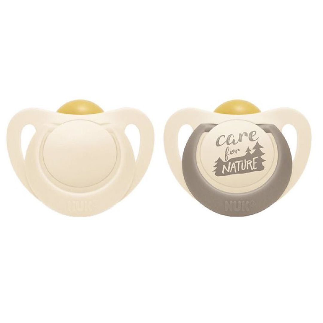 NUK for Nature smokk latex 6-18m Cream