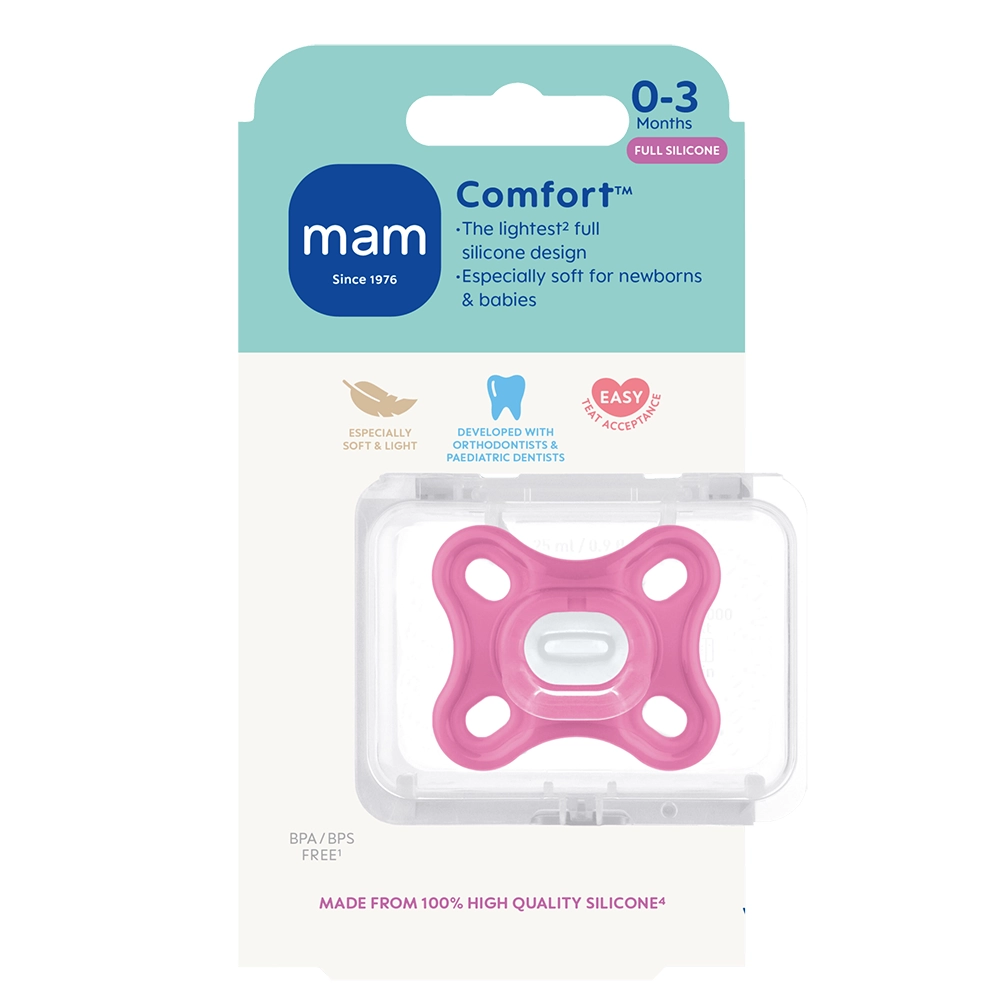 MAM Comfort 0-3 måneder Rosa