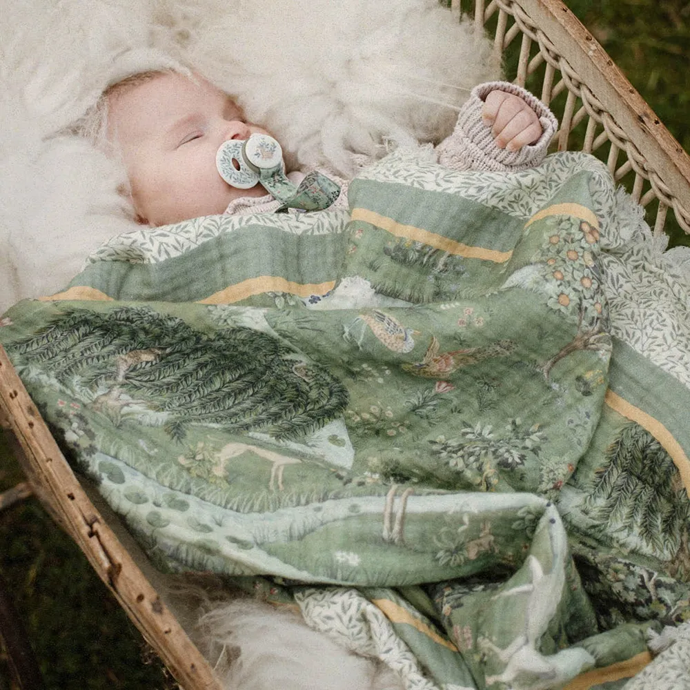 Elodie Muslin Teppe Owl & Willow