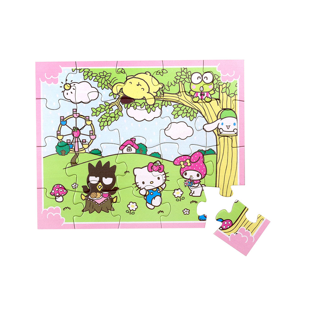 Hello Kitty-puslespill i tre 20 brikker