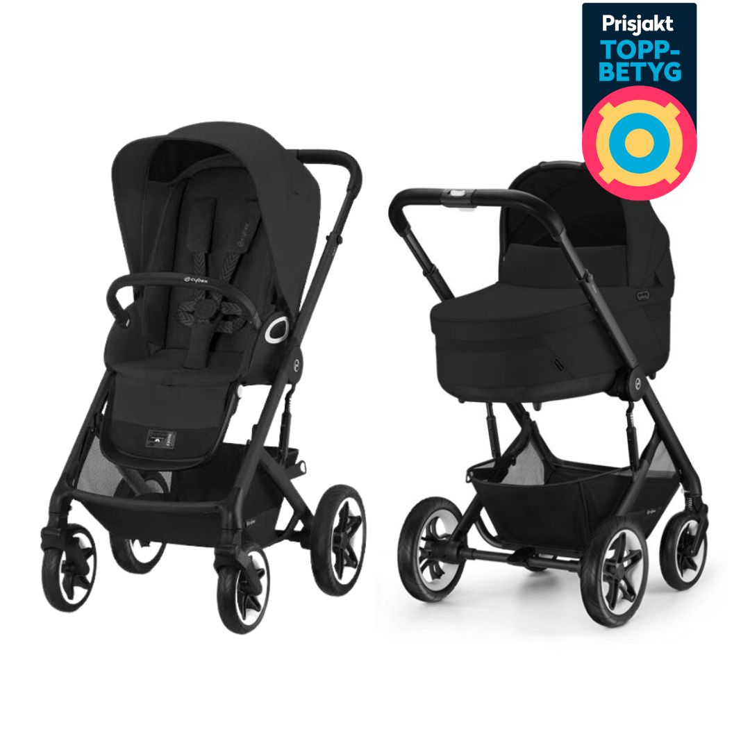 Cybex Talos S Lux barnevogn Moon Black 2023