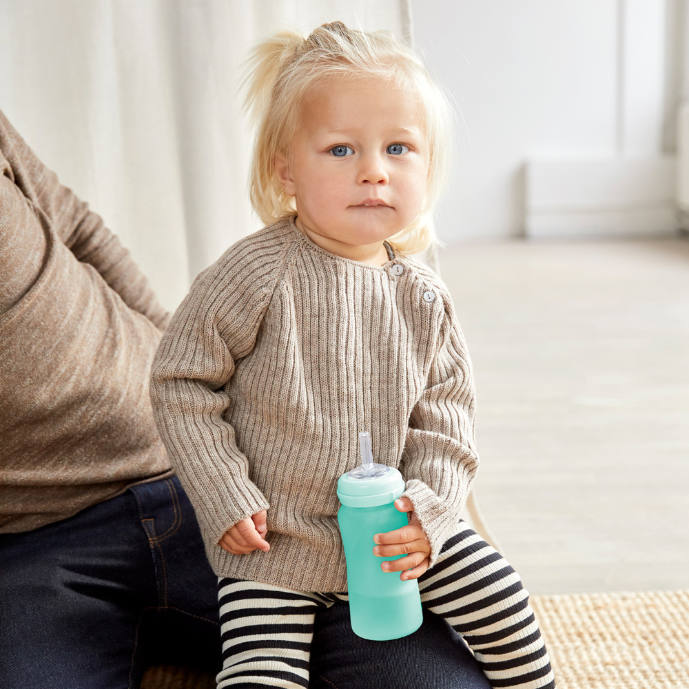 Everyday Baby tåteflaske Sunn + 150 ml - Mintgrønn