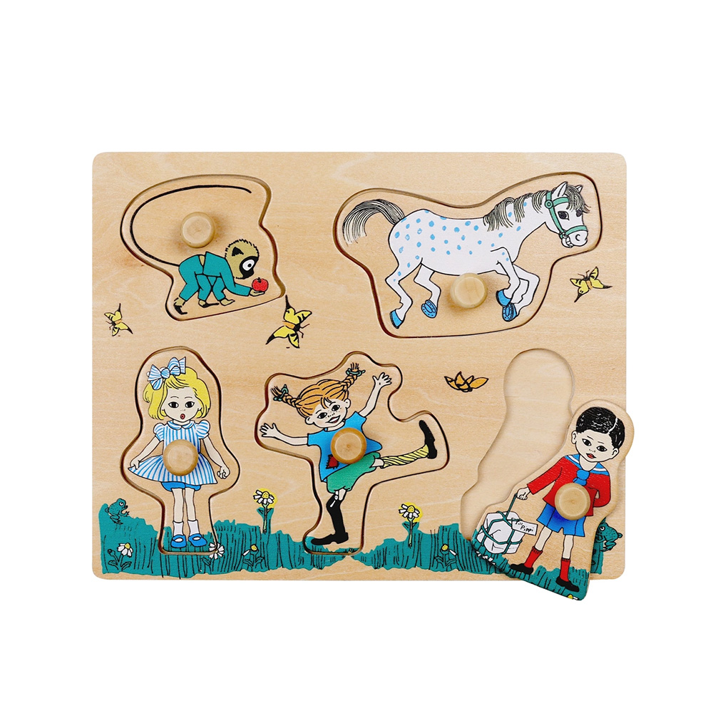  PIPPI KNAPPPUSSEL, 5 STK