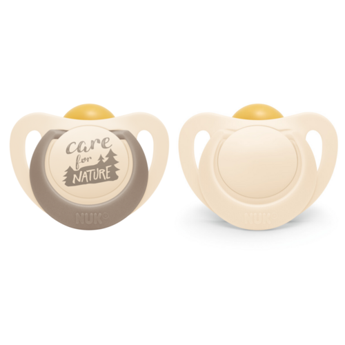 NUK for Nature smokk latex 6-18m Cream