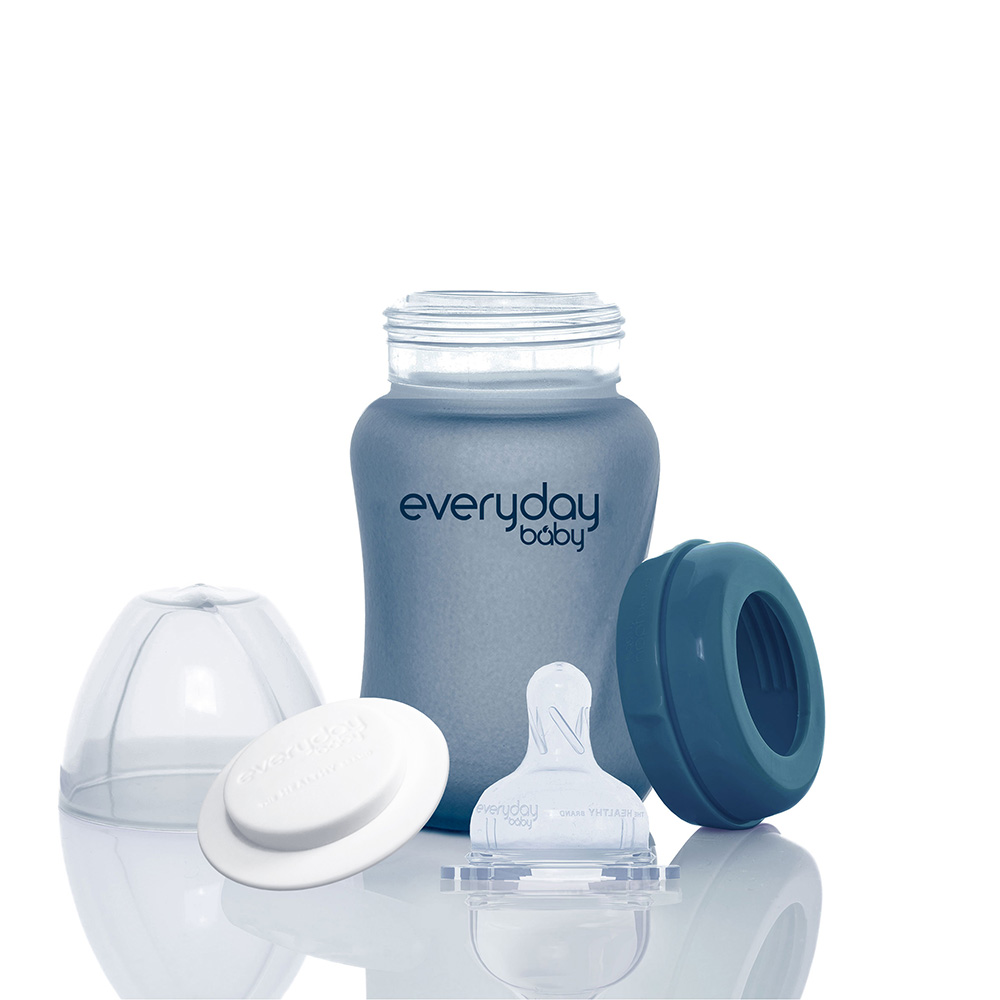 Everyday baby varmefølende tåteflaske - 150ml Blå