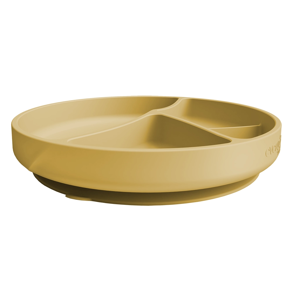 Everyday Baby Silikonplate med sugekopp Soft Yellow