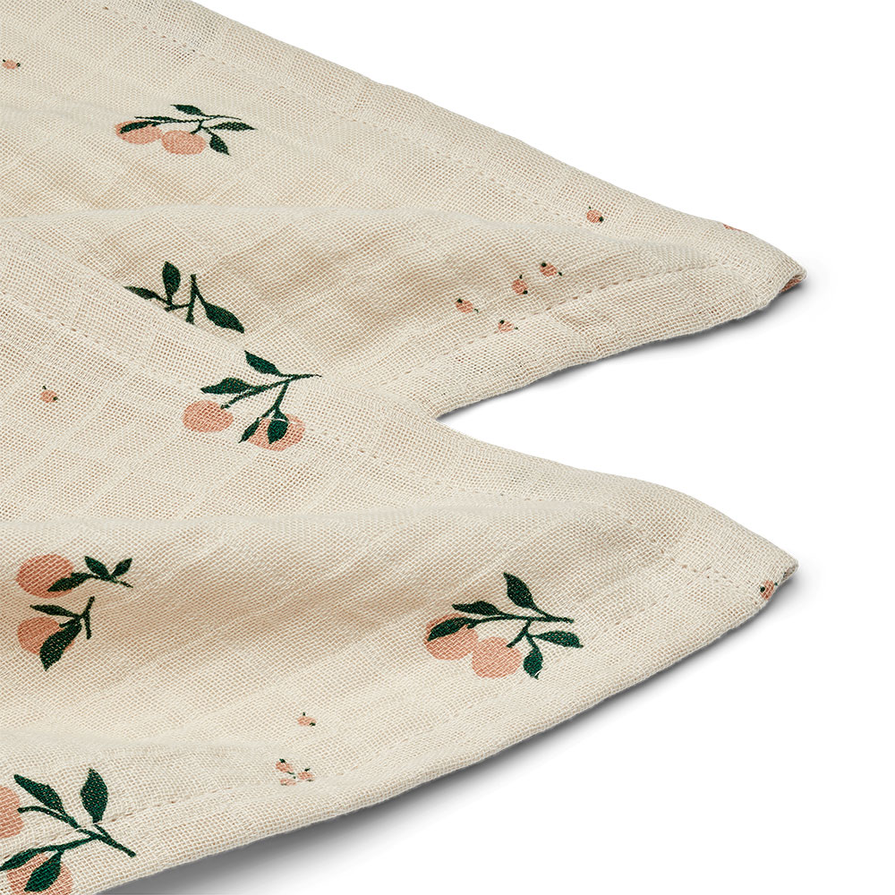  Liewood Lewis muslintepper 2-p Peach / Sea shell mix