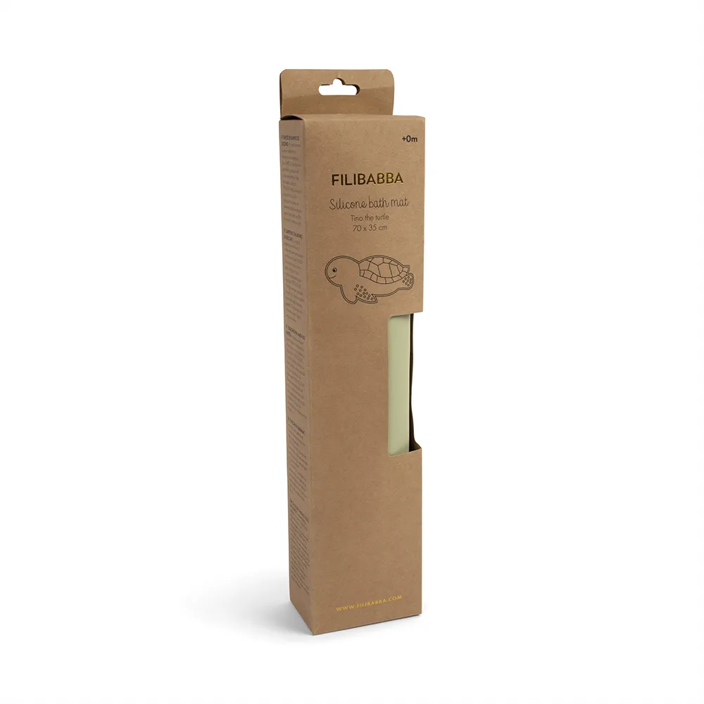 Filibabba Silikon badematte - Skilpadde