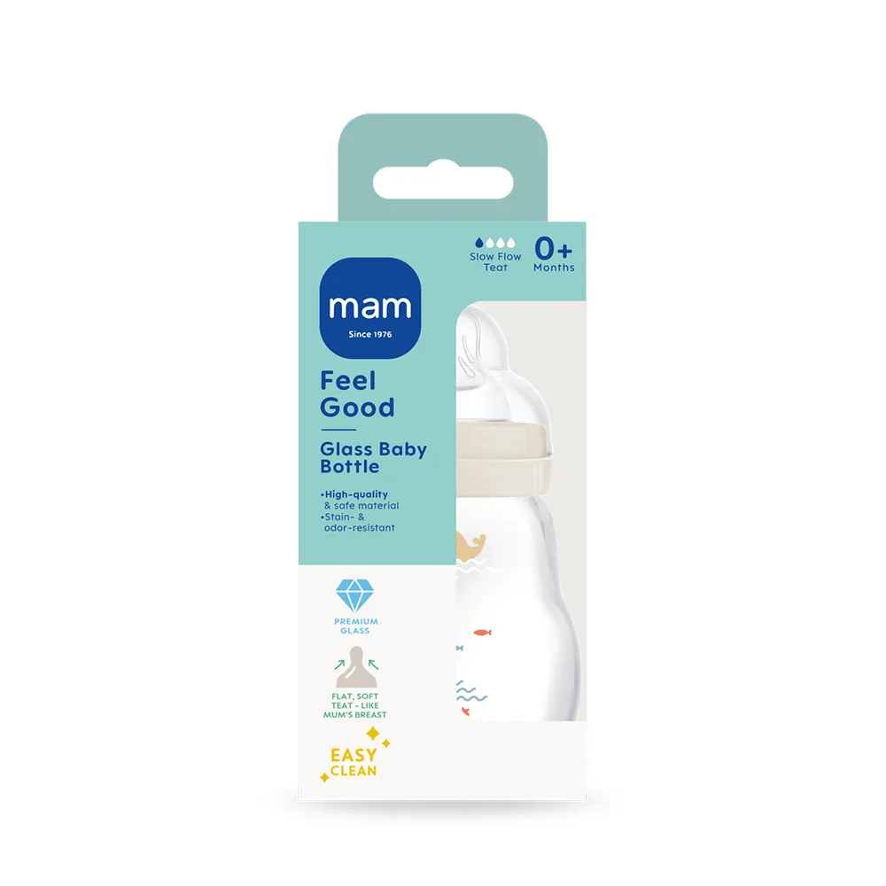 MAM Feel Good Glassflaske 170 ml Neutral 1p