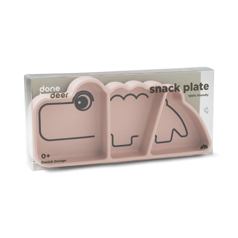Done by Deer silikon snacktallerken Croco Powder