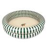 Konges Sløjd Basic 2 Ring Pool Large Green Stripe-One Size