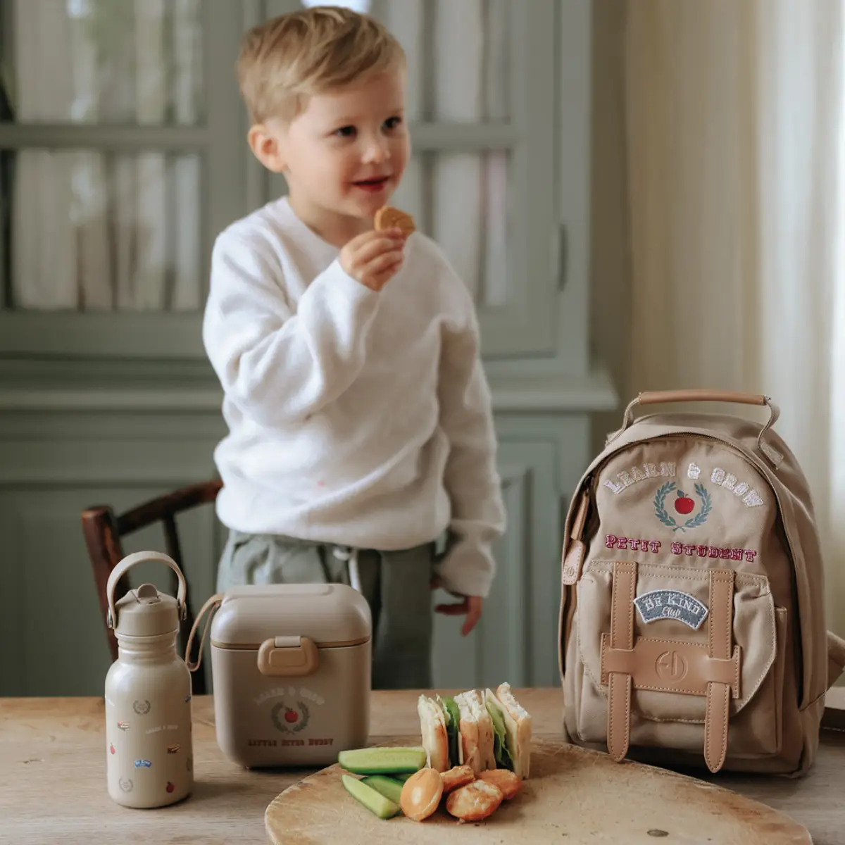 Elodie Details matboks og snackboks Learn & Grow