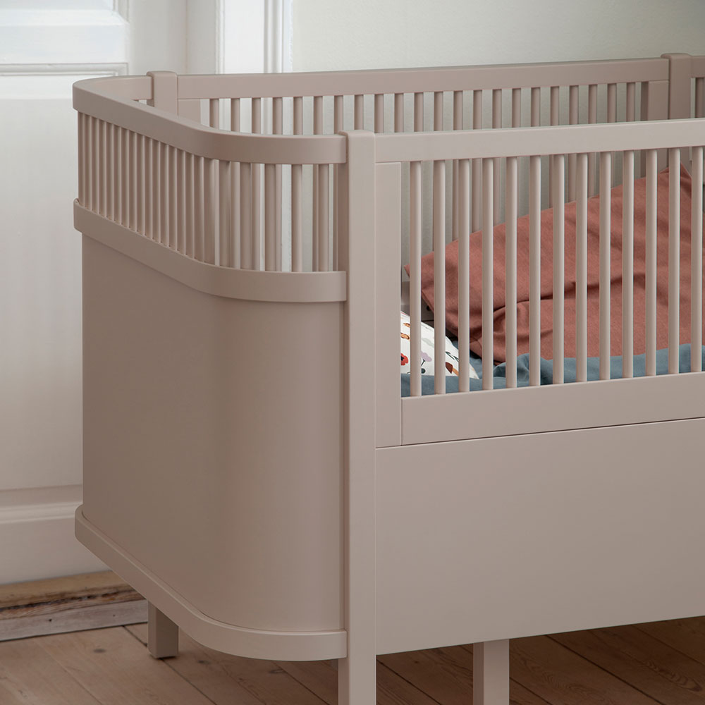 Sebra Baby & Junior vokse seng Jetty Beige