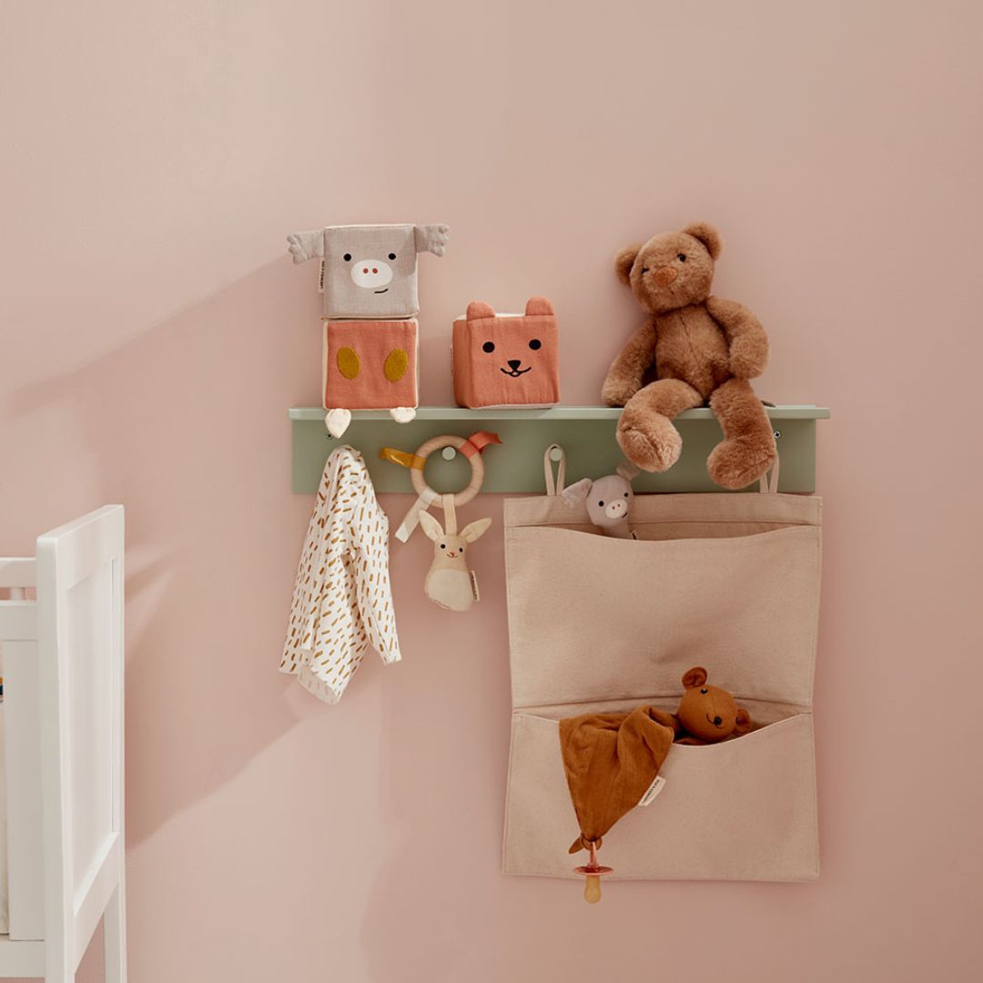 Kids Concept Hengende oppbevaringstekstil naturhvit