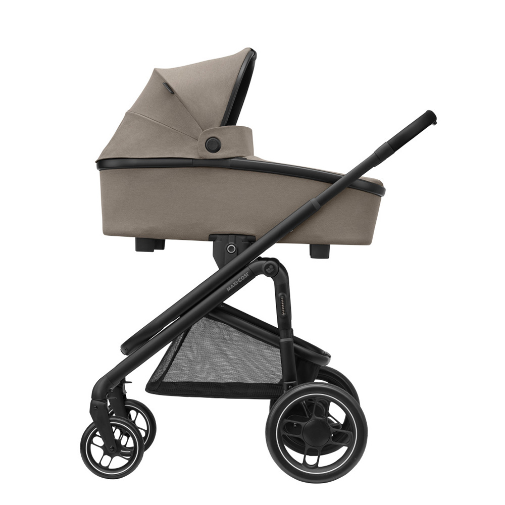Maxi-Cosi Plaza Plus Twilic Trøffel (svart ramme og svart skinn)