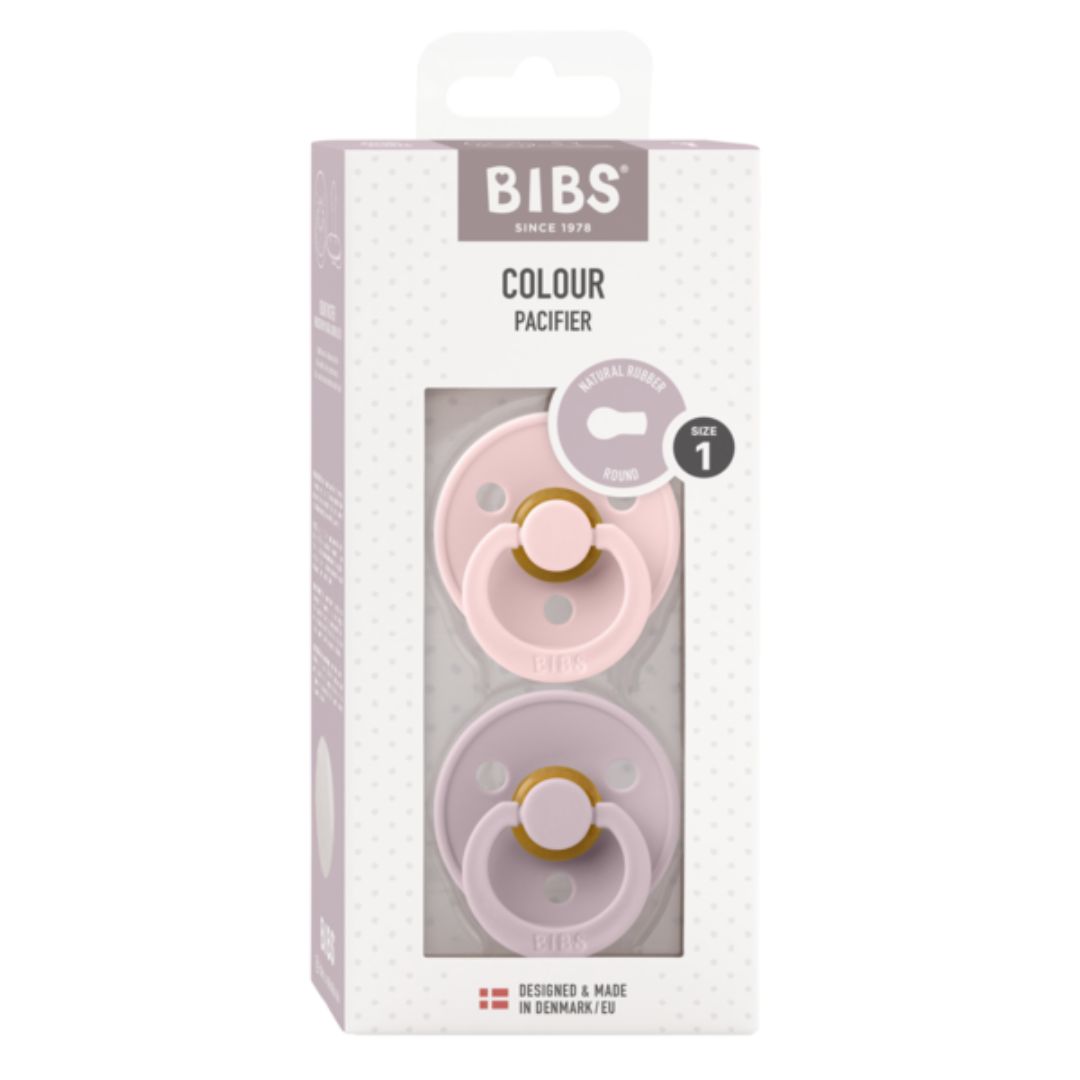 Smekker Napp 2-pakning 0-6m Blossom/Dusky Lilac