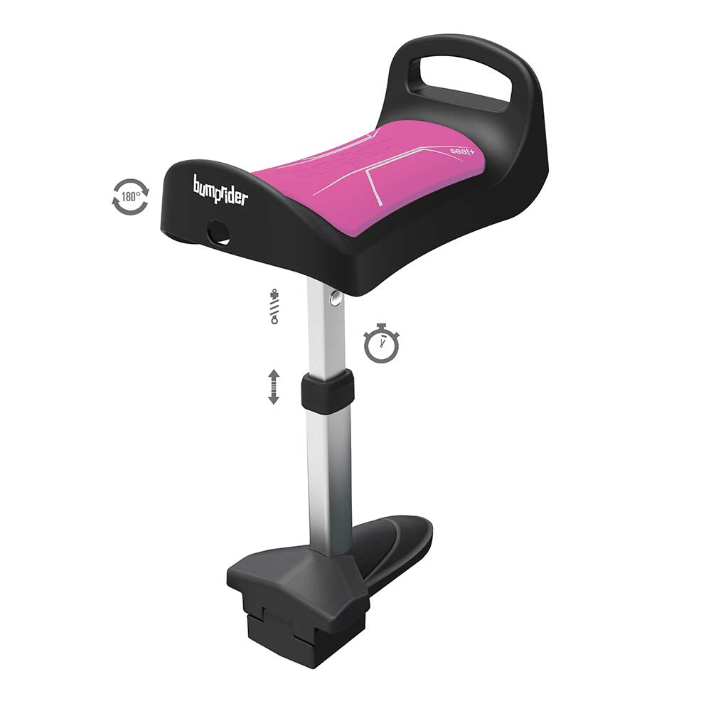 Bumprider Seat+ sete for ståbrett Rosa