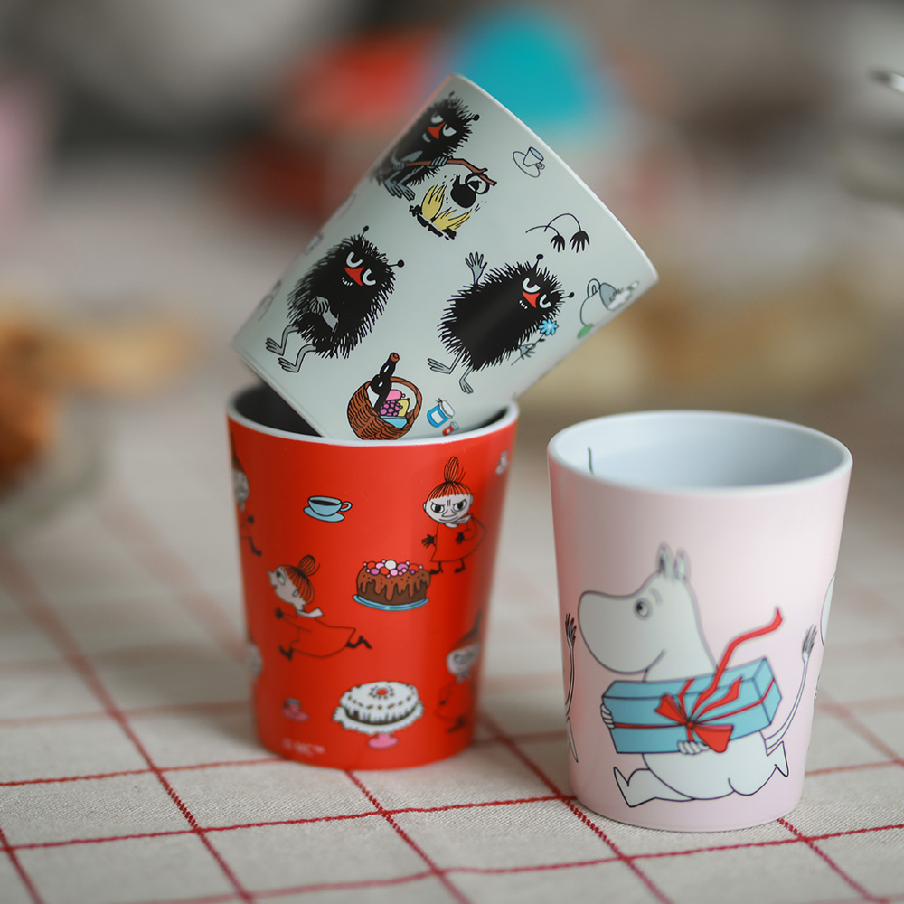 Right Start Mumin Lille My, Tumbler krus, rød