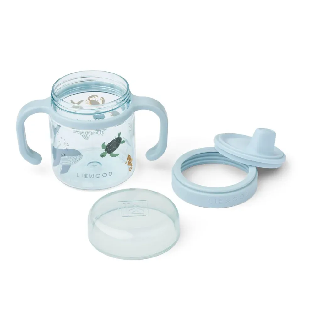 Liewood Kylo Tritan tutekopp 280ml Sea creature / Sandy