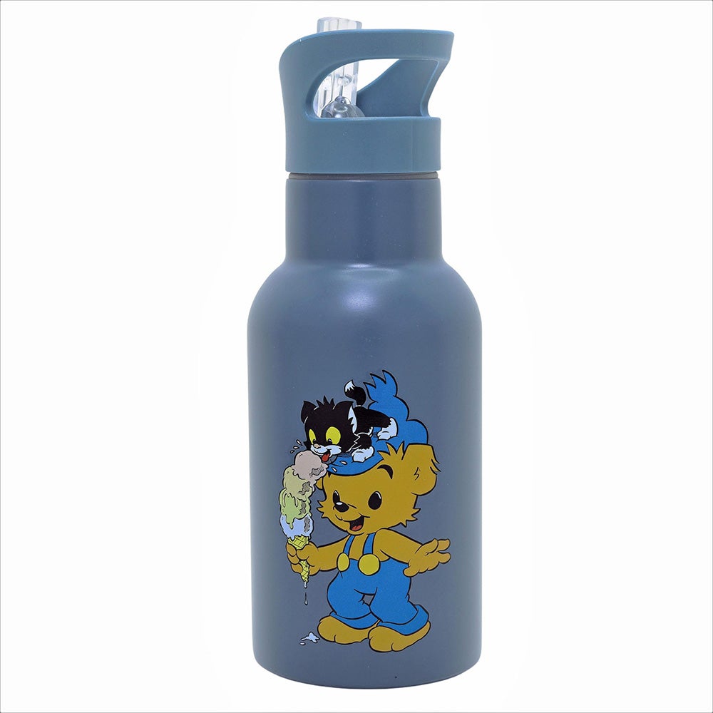 Rätt Start Bamse, vannflaske, bensinblå