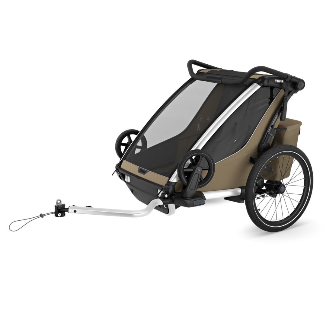 Thule Chariot Cross 2 Khaki dobbel sykkeltilhenger