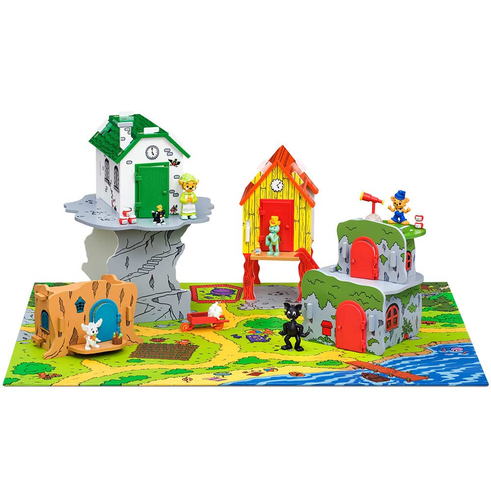 Bamseby med lekeplass