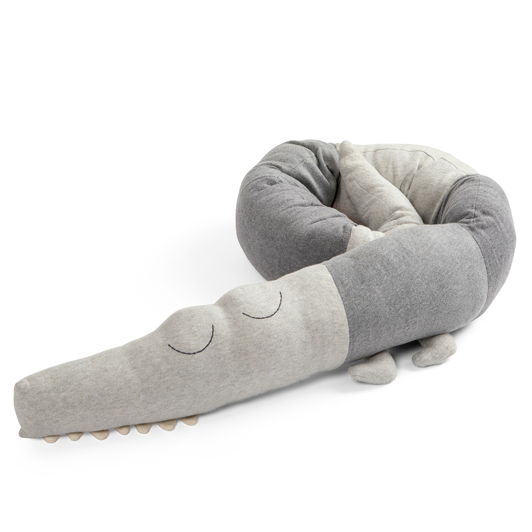 Sebra Soverom / Seng Snake Sleepy Croc Elephant grå