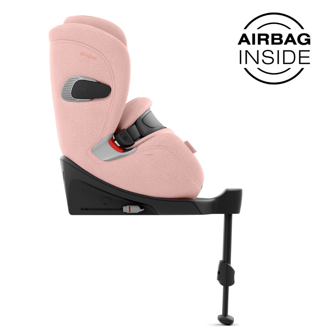 Cybex Anoris T2 bilstol med kollisjonspute i-size Plus Peach Pink