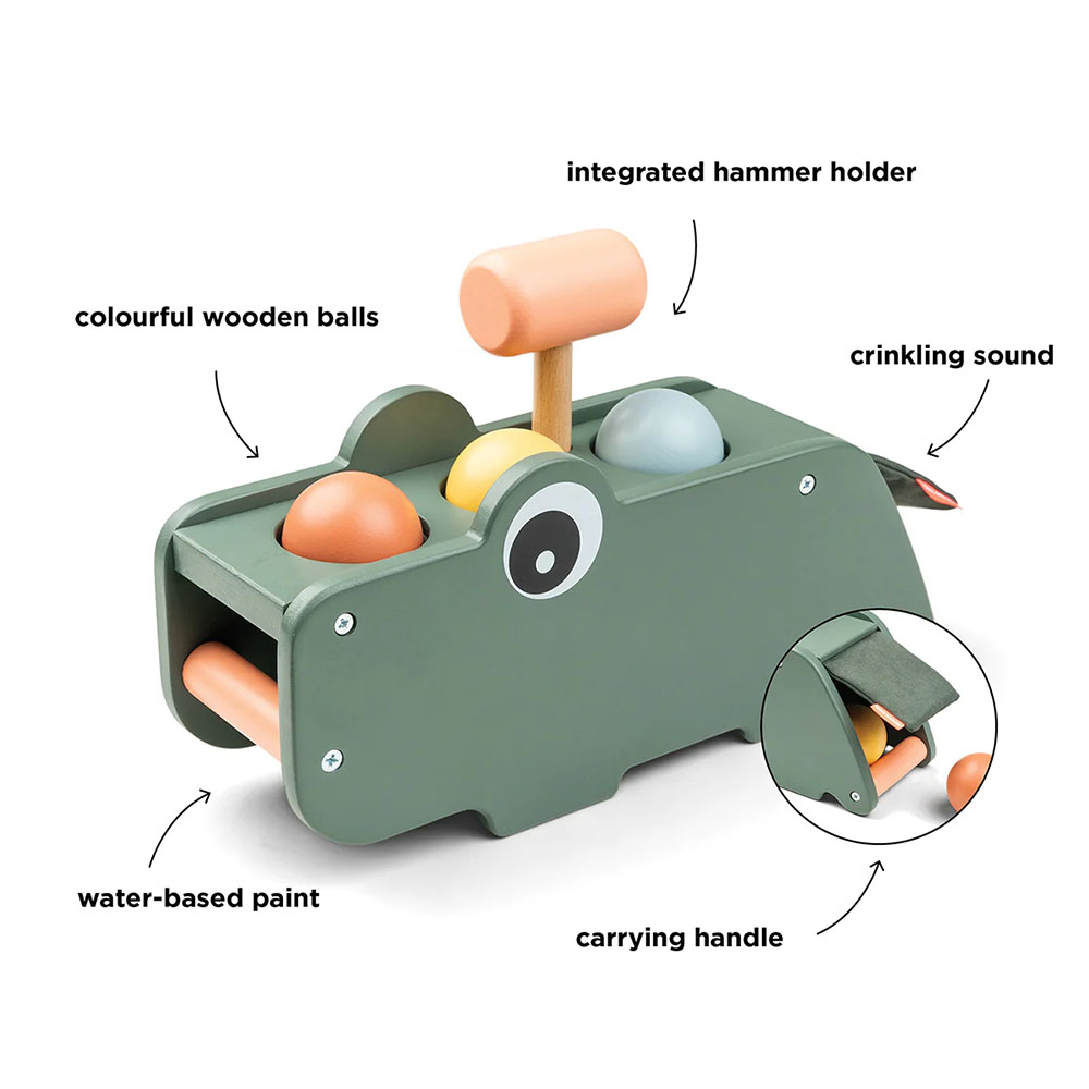 Utført av Deer bolt board Croco Green