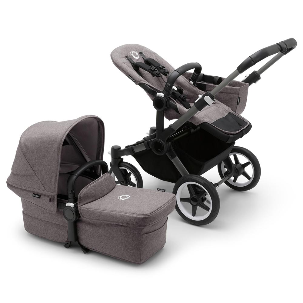 Bugaboo Donkey 5 barnevogn Mono Graphite/Grey Melange