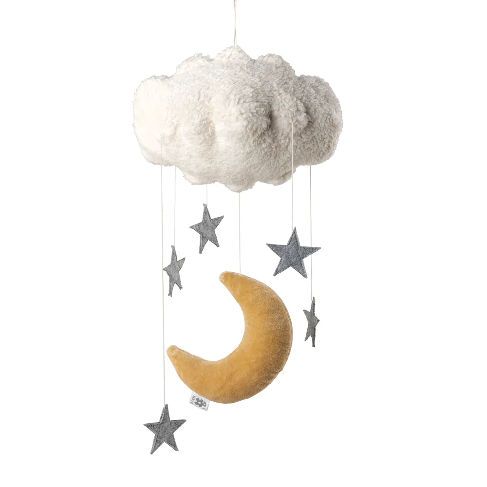 Sebra babymobil måne og stjerner