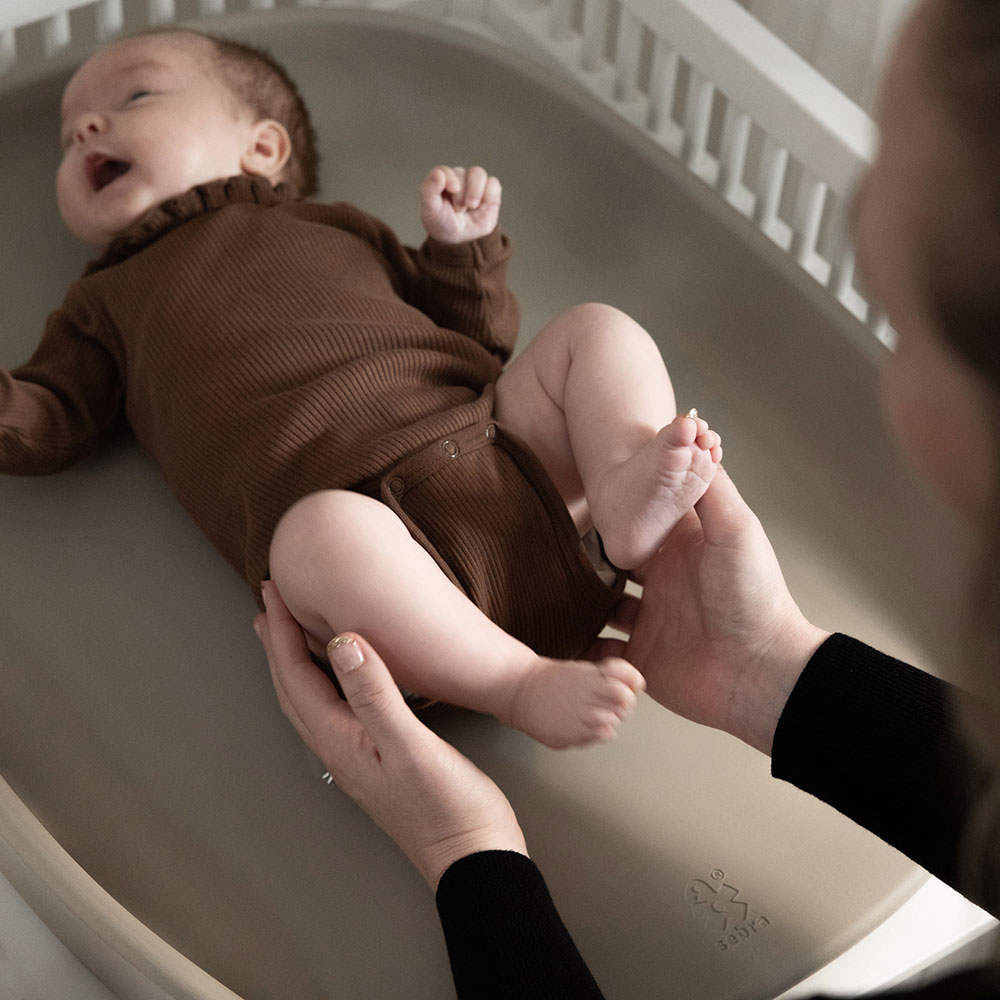 Sebra stellematte pusleunderlag Pur Seabreeze beige