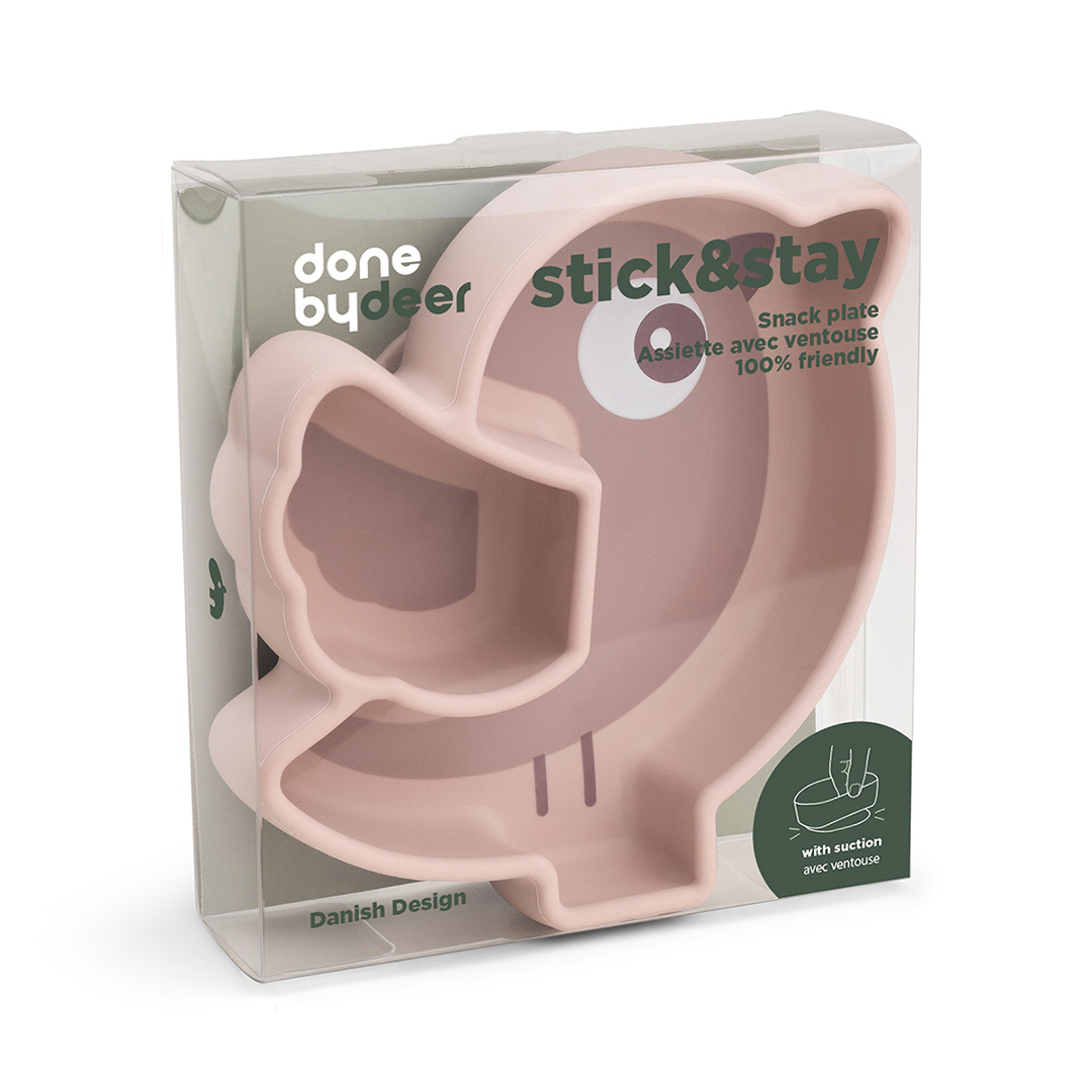 Utført av Deer Stick&Stay snackplate Birdee Powder