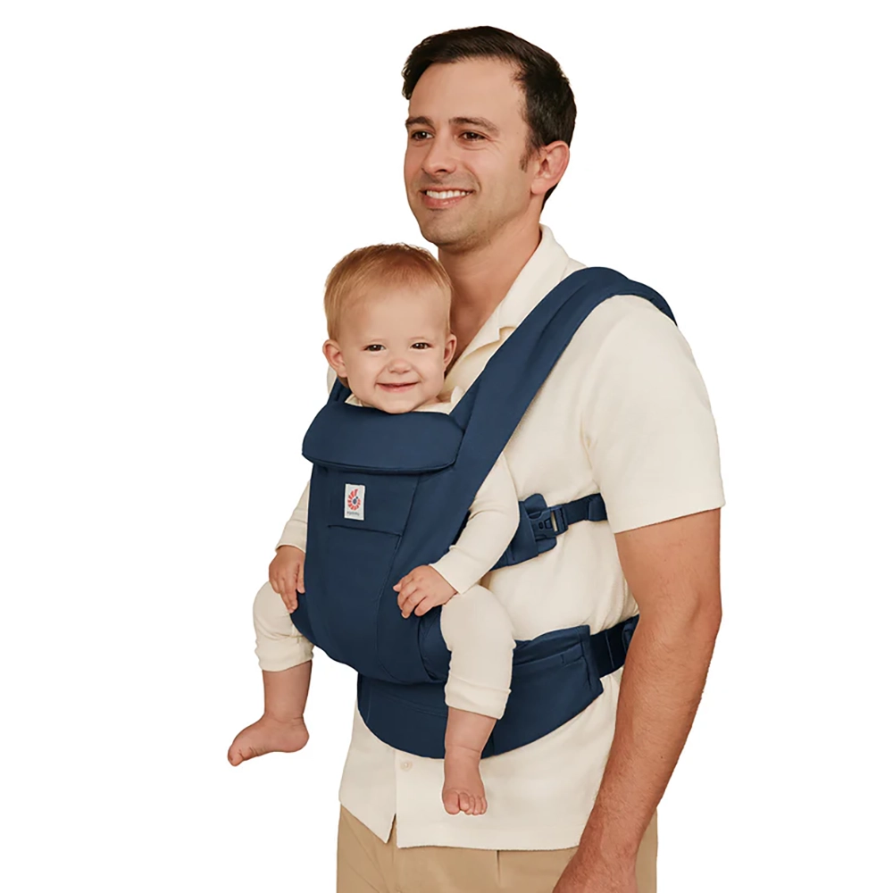 Ergobaby Omni Deluxe Cotton Bæresele - Midnight Blue